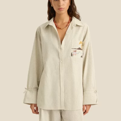 Soleil Soleil Riley Shirt Hula Stripe